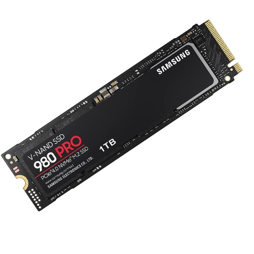 SAMSUNG 980 PRO 1 TB PCIe 4.0 (bis zu 7.000 MB/s) NVMe M.2 (2280) Internes Solid State Drive (SSD) (MZ-V8P1T0BW)